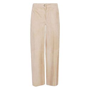 Via Masini 80 Women's Trousers Beige